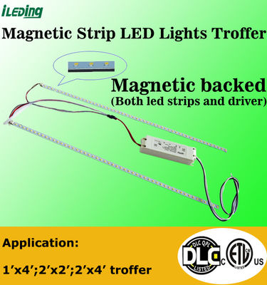 120-277V / 120-347V LED トロファー リトロフィット 3CCT 3Power 選択可能な磁気線形リトロフィットキット