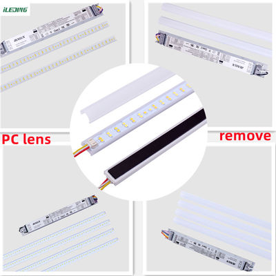 リモコン制御 LED 線形リトロフィットキット エクストルーションハウジングチャネル 4FT 長さとPCカバー