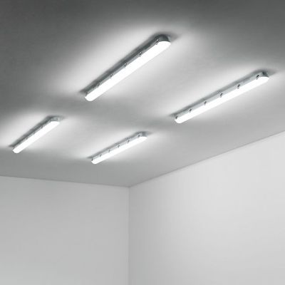 55W 80 Ra 車洗面用 LED ライト AC 110V 入力電圧 線形蒸気 緊密な固定装置