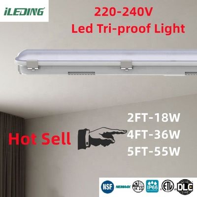 5000lm 36W 4FT トライ・プルーフショップライト 3500K/4000KK/5000K LED蒸気密着型工業用