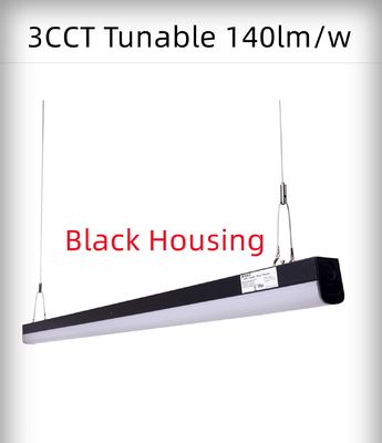 室内オフィス 120-277V 90W 8FT 線形LED バットンストライプ灯具 3CCT調節可能