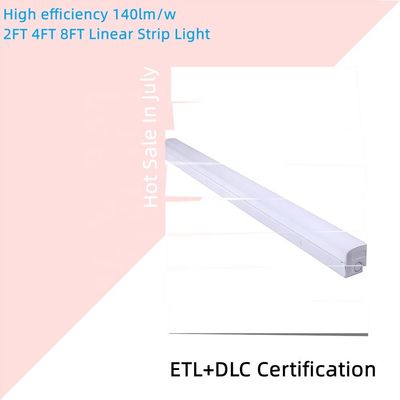 4000K オフィス 表面 搭載 34W 4FT LED 線形ストライプ照明装置 SMD2835
