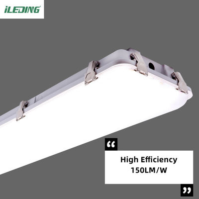 150lm/w 4FT 40500LM 270W LED蒸気 密着型高湾倉庫灯具 IP67防水