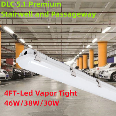 4FT 46W リーニアルランプ トライ・プロフ ガレージ用 LED ストレートライト 寿命 50000 時間