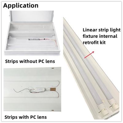 IP44LEDリトロフィットライト マグネティック・リニアリトロフィットキット トロファー 2*4 5000K 35W 28W 20W SMD2835