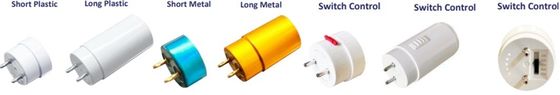 プラスチックの端蓋ガラスチューブライト 17W 1200mm T8 LEDチューブ IP66 レッティングと125lm/w