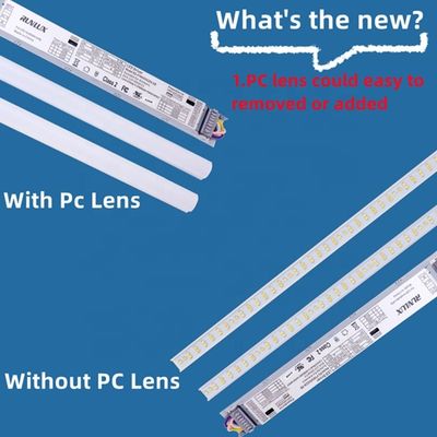 2FT 25W調節可能なCCT LED磁気線形リトロフィットキット パーソナライズ可能な照明のためのPCレンズ