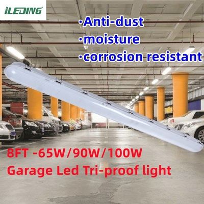 65W LED ワークショップライト モーションセンサー付き PC フローストカバー 三極性蒸気密着ライト