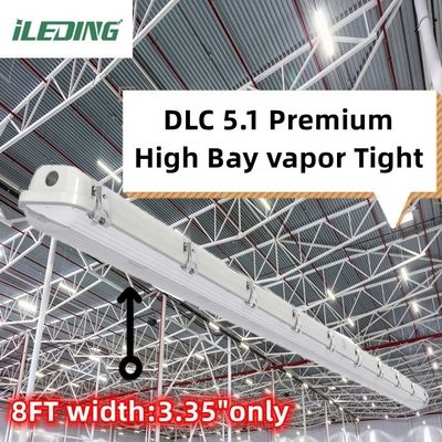 80 Ra サポート ディマー 産業用 8FT LED 蒸気 緊密ハイベイ トリ 証明 90W 75W 65W 防水灯具