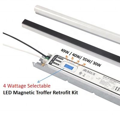 SMD LED 光源 2ft 4ft 8ft 150Lm/W PCレンズ マグネティック・LED リニアリトロフィットキット